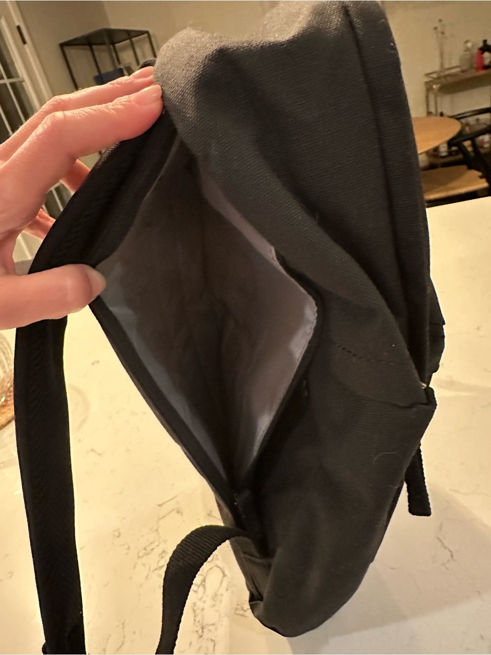 Black Everyday Backpack by IKEA - Durable Pockets, NWOT - Picture 5 of 6